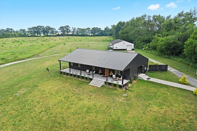 7499 Mathews Rd, Spring Arbor, MI 49283 - overview of rural landscape