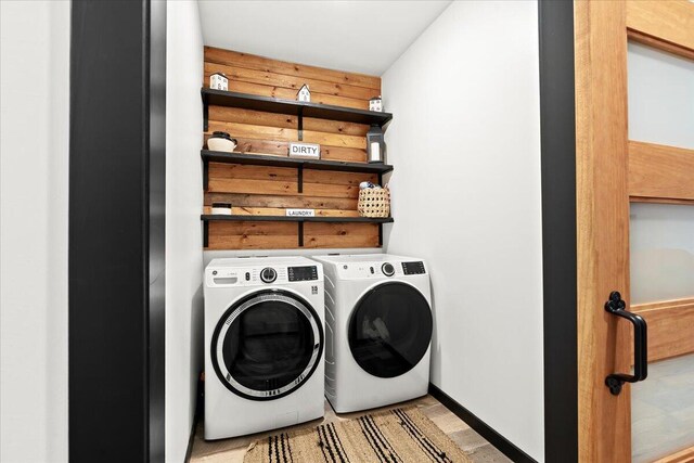 7499 Mathews Rd, Spring Arbor, MI 49283 - washroom with separate washer and dryer