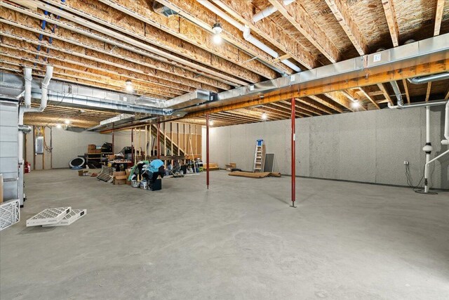 7499 Mathews Rd, Spring Arbor, MI 49283 - view of unfinished basement