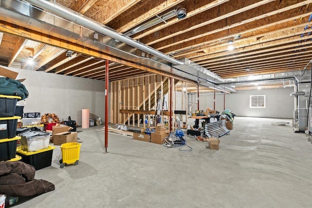 7499 Mathews Rd, Spring Arbor, MI 49283 - view of unfinished basement