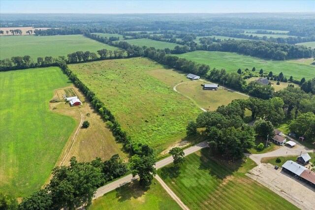 7499 Mathews Rd, Spring Arbor, MI 49283 - aerial view of sparsely populated area with a pastoral area