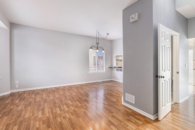 7400 Willow Creek Dr, Ypsilanti, MI 48197 - unfurnished room featuring light wood-style floors