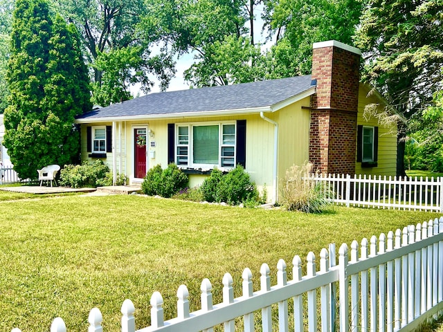 111 Butternut St, Three Oaks, MI 49128 - single story home with a chimney