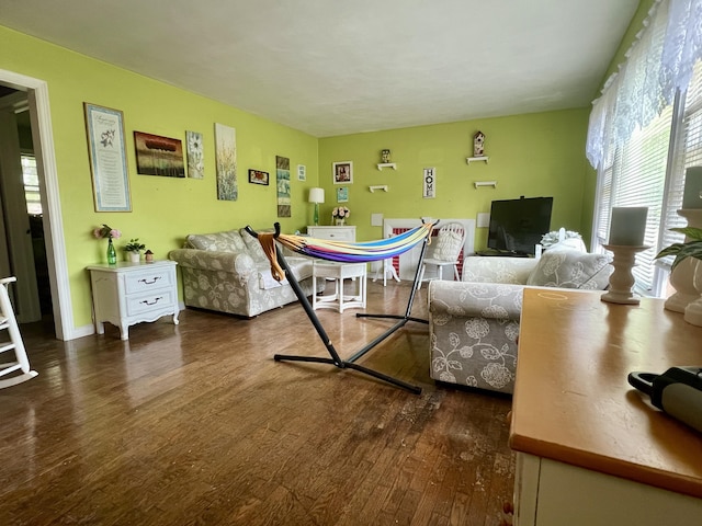 111 Butternut St, Three Oaks, MI 49128 - living room featuring wood finished floors