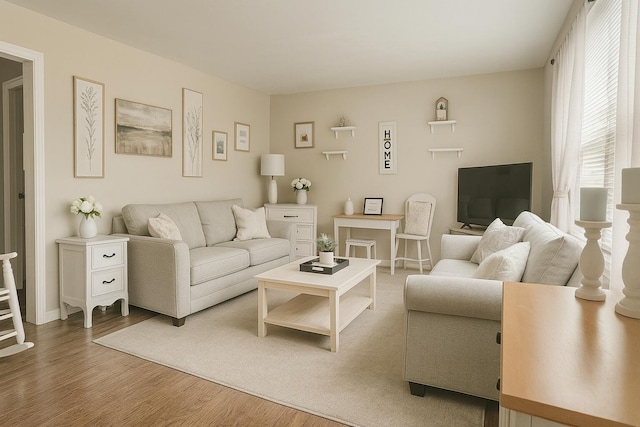 111 Butternut St, Three Oaks, MI 49128 - living area featuring wood finished floors