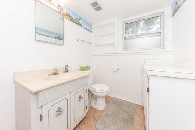 2707 Brandywine Dr, Ann Arbor, MI 48104 - bathroom with vanity and speckled floor