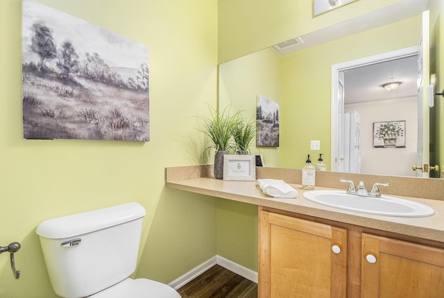 2756 Barclay Way, Ann Arbor, MI 48105 - bathroom featuring vanity and wood finished floors