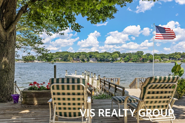 537 Buena Vista Dr, Spring Lake, MI 49456 - dock area featuring a water view