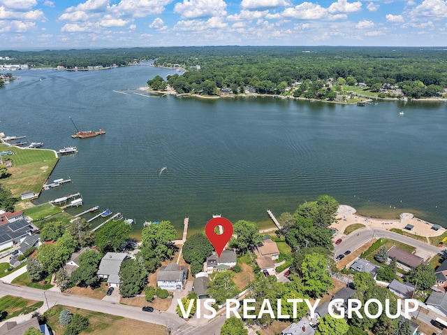 537 Buena Vista Dr, Spring Lake, MI 49456 - aerial view of property and surrounding area featuring a large body of water