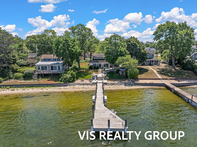 537 Buena Vista Dr, Spring Lake, MI 49456 - dock with a water view