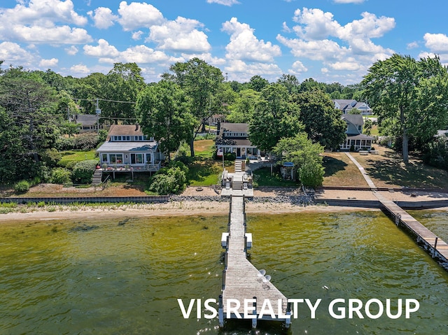 537 Buena Vista Dr, Spring Lake, MI 49456 - dock area featuring a water view