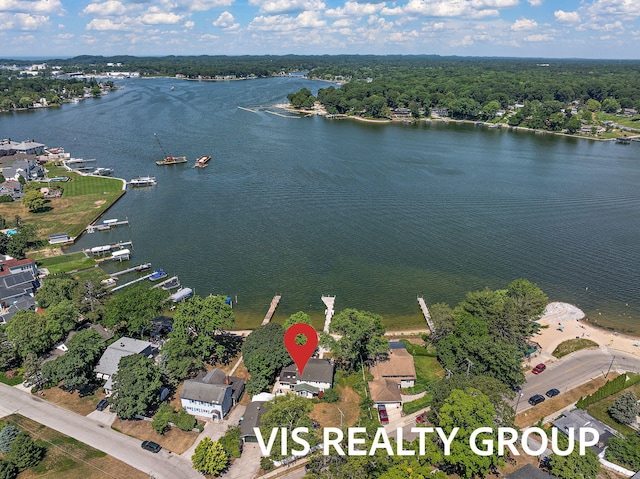 537 Buena Vista Dr, Spring Lake, MI 49456 - aerial view of property and surrounding area with a nearby body of water