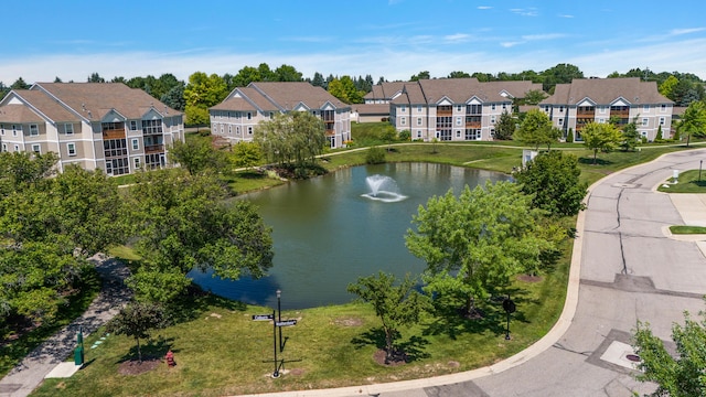 1734 Weatherstone Dr, Ann Arbor, MI 48108 - water view with nearby suburban area