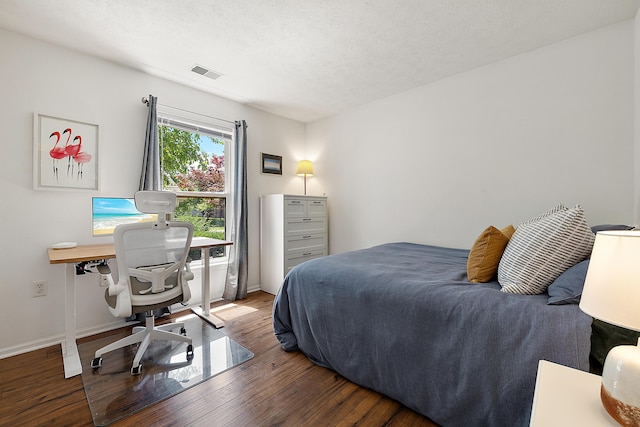 1734 Weatherstone Dr, Ann Arbor, MI 48108 - bedroom featuring wood finished floors and a desk