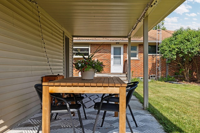 1534 Barrington Pl, Ann Arbor, MI 48103 - view of patio / terrace with outdoor dining space