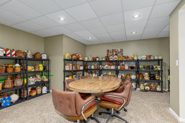 23103 13 Mile Rd, Big Rapids, MI 49307 - carpeted office space with recessed lighting and a drop ceiling