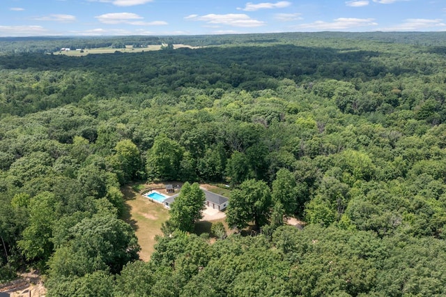 23103 13 Mile Rd, Big Rapids, MI 49307 - aerial view of property and surrounding area with a forest