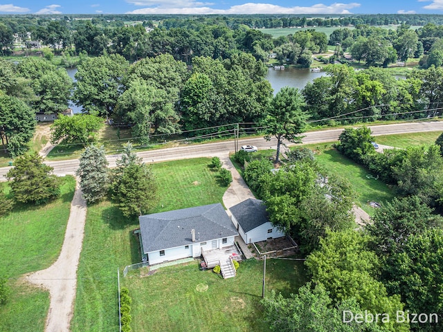 17929 S River Rd, Three Rivers, MI 49093 - view of property location with a tree filled landscape