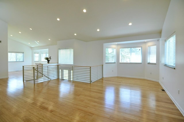 2019 Chalmers Dr, Ann Arbor, MI 48104 - spare room with light wood-style flooring and recessed lighting