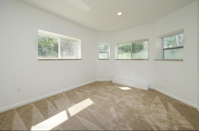 2019 Chalmers Dr, Ann Arbor, MI 48104 - carpeted spare room with plenty of natural light and recessed lighting