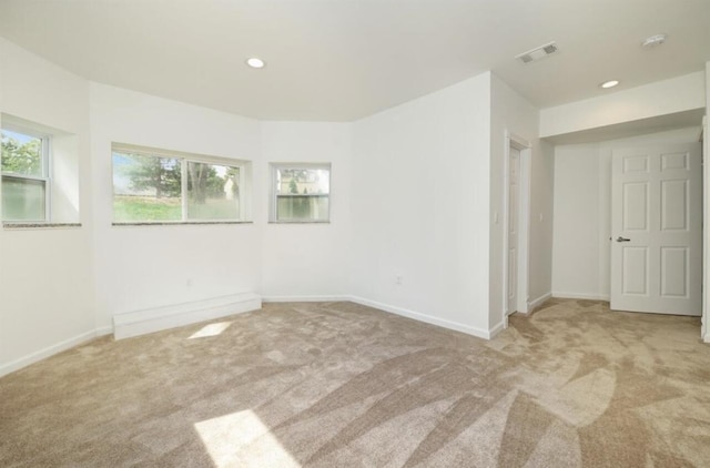 2019 Chalmers Dr, Ann Arbor, MI 48104 - carpeted empty room with recessed lighting and baseboards