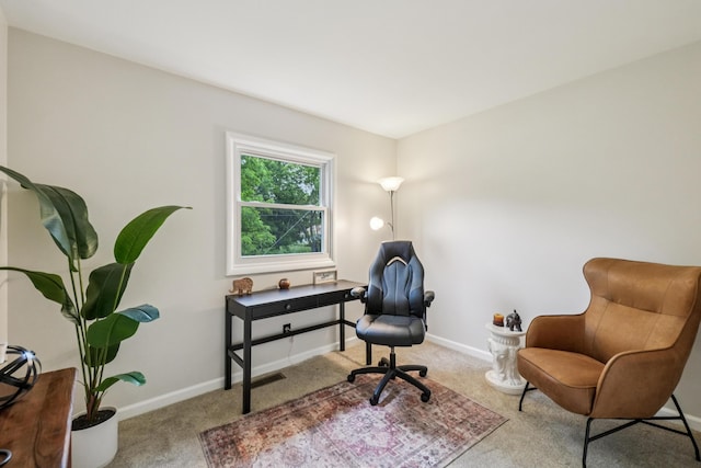 3110 Hilltop Dr, Ann Arbor, MI 48103 - sitting room featuring carpet flooring and baseboards