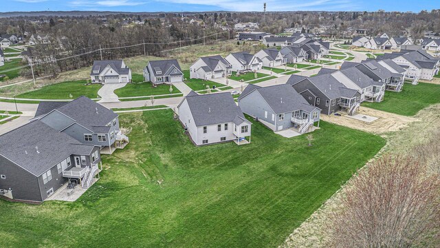 8275 Woodhaven Dr SW, Byron Center, MI 49315 - aerial perspective of suburban area
