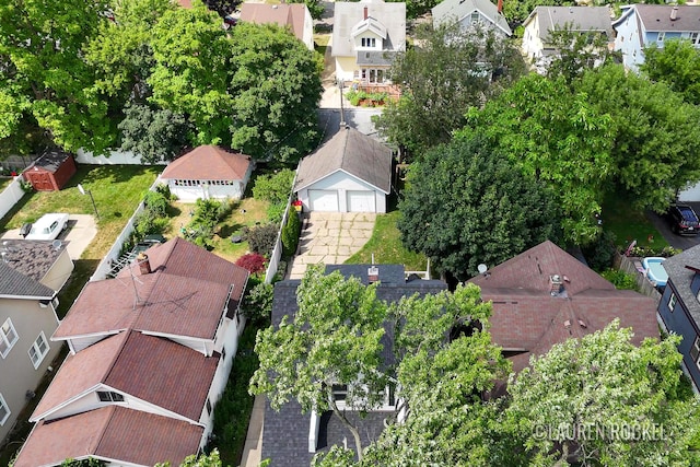 129 Dean St NE, Grand Rapids, MI 49505 - aerial perspective of suburban area