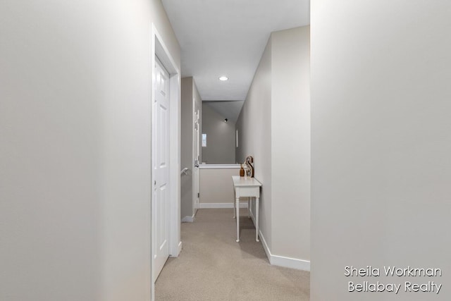 1932 Buehler Rd, Hastings, MI 49058 - hall featuring light colored carpet and recessed lighting