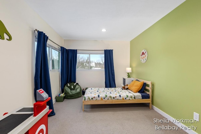 1932 Buehler Rd, Hastings, MI 49058 - carpeted bedroom featuring baseboards and recessed lighting