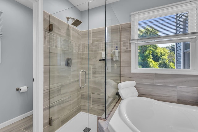 9430 Island Lake Rd, Dexter, MI 48130 - full bath featuring a garden tub and a shower stall