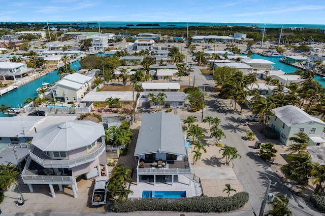 699 116th St, Ocean, Marathon, FL 33050 - aerial view with a residential view and a water view