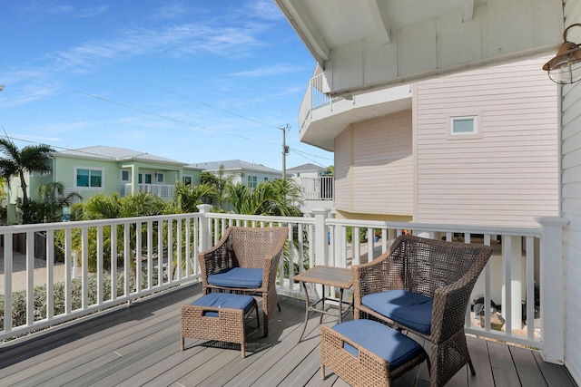 699 116th St, Ocean, Marathon, FL 33050 - wooden terrace featuring a residential view