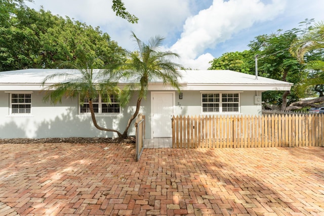 view of ranch-style house