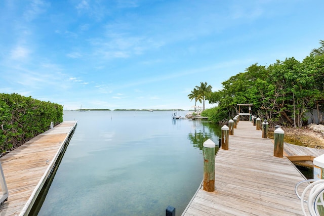 81250 Overseas Hwy Unit 1, Islamorada, FL 33036 - dock featuring a water view