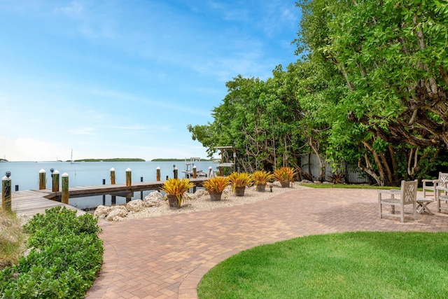 81250 Overseas Hwy Unit 1, Islamorada, FL 33036 - dock with a water view and a patio