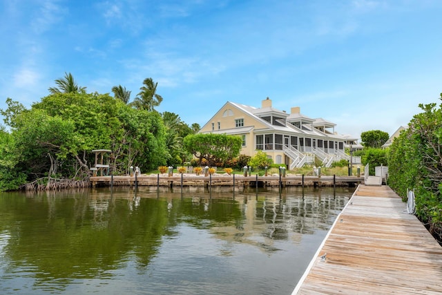 81250 Overseas Hwy Unit 1, Islamorada, FL 33036 - dock area featuring a water view