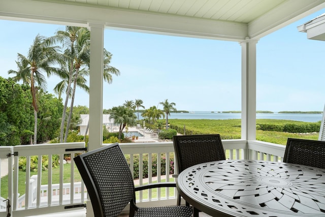 81250 Overseas Hwy Unit 1, Islamorada, FL 33036 - balcony with a water view