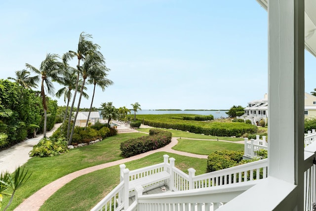 81250 Overseas Hwy Unit 1, Islamorada, FL 33036 - surrounding community with a water view and a yard