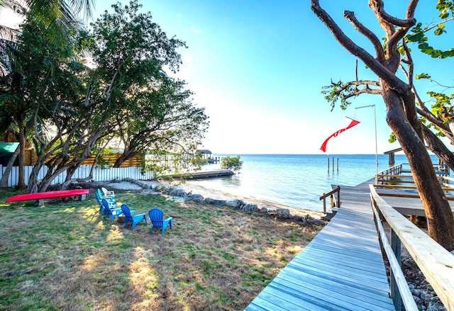 87950 Overseas Hwy, Islamorada, FL 33036 - dock area featuring a water view