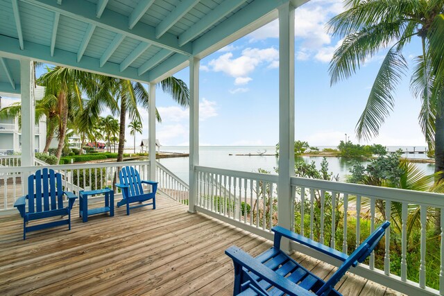 2600 Overseas Hwy Unit 87, Marathon, FL 33050 - deck with a water view