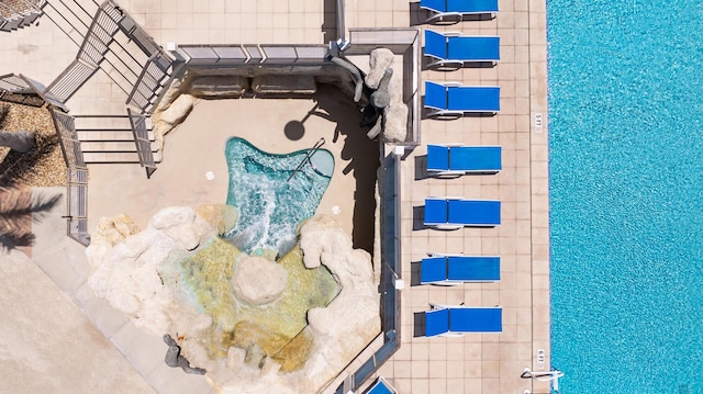 97501 Overseas Hwy Unit 131, Key Largo, FL 33037 - drone / aerial view of a pool