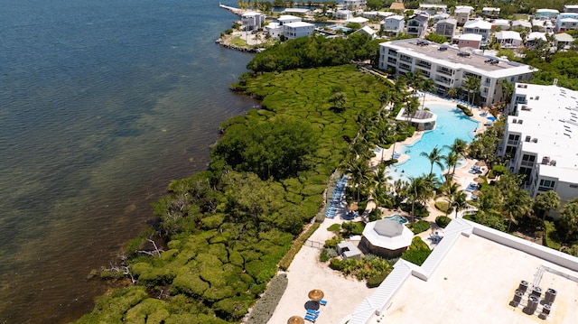97501 Overseas Hwy Unit 131, Key Largo, FL 33037 - bird's eye view of a pool and a large body of water
