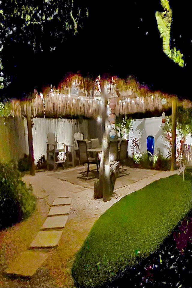 exterior space featuring a patio