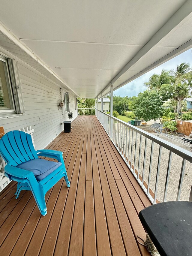 view of deck