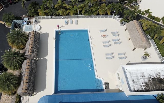 view of pool