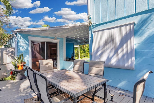 1519 Johnson St, Key West, FL 33040 - view of wooden deck