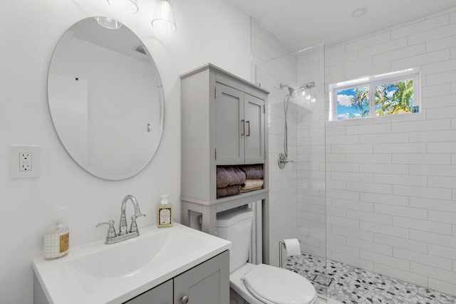 1519 Johnson St, Key West, FL 33040 - bathroom with vanity, toilet, and tiled shower