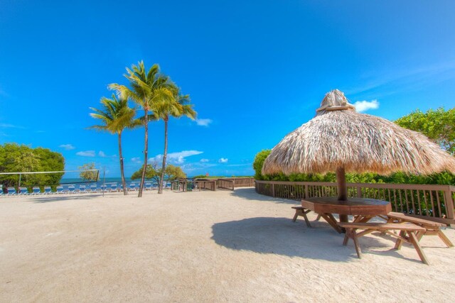 view of property's community featuring a gazebo