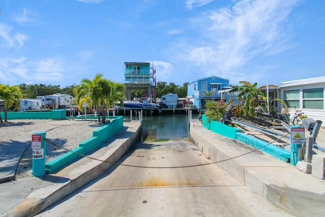 exterior space with a boat dock